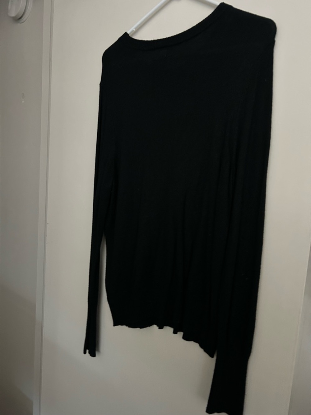 a new day Black Scoop Neck Lightweight Knit Sweater